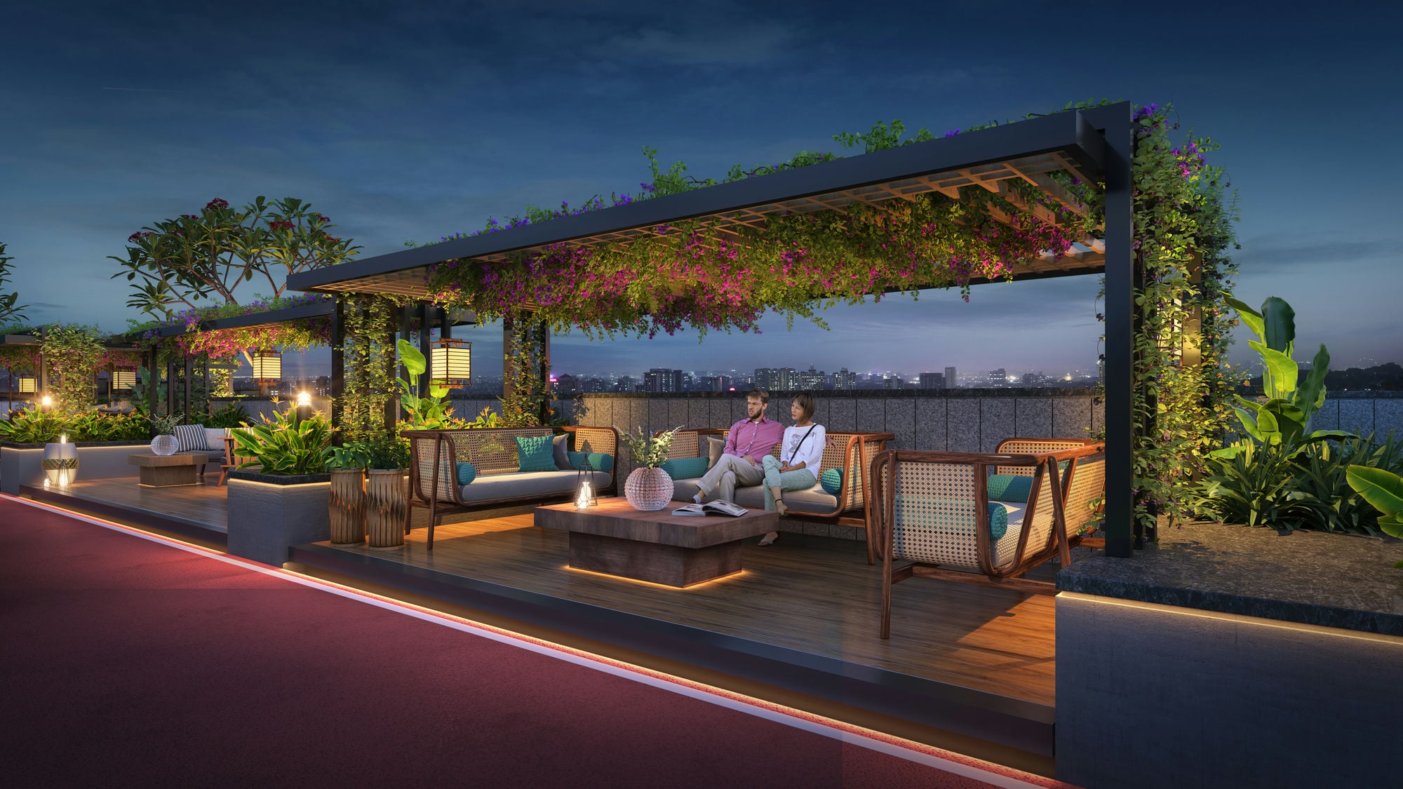 Rooftop Lounge Area
